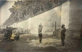 [PHOTOGRAPHY / THE BRITISH OCCUPATION OF TURKEY] Six original gelatine silver photos of the Kemalists executed by the occupying British firing squad in August 1920 in Izmit Shipyard, taken by the first Armenian photographer of Izmit