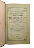 [PERIODICALS / ISLAMIC LAW IN FRENCH ERA / EGYPT / ALGERIA / TUNISIA / NORTH AFRICA] Revue Internationale de Legislation et de Jurisprudence Musulmanes. 1re Annee. 1er Mai 1895 - 1er Janvier et 1er Fevrier 1896. Nos 1-10. (First 10 issues)