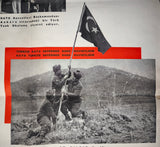 [PROPAGANDA POSTER / NATO / KOREAN WAR (1950-1953)] Hürriyet Kalesi: Türkiye sulh ve Hürriyet yolunda bölünmez bir bütündür. Türkiye, hür dünyanin, isbirligi sayesinde hür kalabilecegine inaniyor... [i.e., Castle of Freedom...