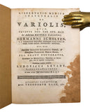 [VARIOLA / SMALLPOX] Dissertatio medica inauguralis de variolis, [.] opt. max. ex auctoritate rectoris magnifici, Hermanni Scholten, S.S. Theologiæ doctoris hujusque facultatis in Acad. Lugd. Batav. [i.e., Inaugural medical dissertation on smallpox...]