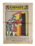 [KOREAN WAR / PROPAGANDA / TURKISH PERIODICALS] Karagöz: Pazartesi ve Persembe günleri çikar, Türkiyenin en eski siyasî mizahî halk gazetesi. Year 43 – No. 4411. January 1, 1951. [Special issue dedicated to the Korean War]