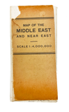 [RARE WALL MAP OF THE MIDDLE EAST BY WAR OFFICE] Map of the Middle East and Near East. Scale: 1:4,000,000