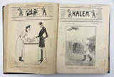 [COMPLETE RUN OF OTTOMAN SATYRIC MAGAZINE OF THE REVOLUTIONAL PERIOD] Kalem: Journal humoristique paraissant le jeudi = Kalem: Persembe günleri nesrolunur, edebî mizah gazetesi. No. 1-130