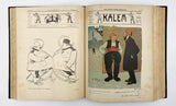 [COMPLETE RUN OF OTTOMAN SATYRIC MAGAZINE OF THE REVOLUTIONAL PERIOD] Kalem: Journal humoristique paraissant le jeudi = Kalem: Persembe günleri nesrolunur, edebî mizah gazetesi. No. 1-130