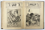 [COMPLETE RUN OF OTTOMAN SATYRIC MAGAZINE OF THE REVOLUTIONAL PERIOD] Kalem: Journal humoristique paraissant le jeudi = Kalem: Persembe günleri nesrolunur, edebî mizah gazetesi. No. 1-130