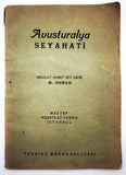 [THE FIRST TRAVEL ACCOUNT OF AUSTRALIA BY A TURKISH TRAVELLER] Avusturalya seyahati [i.e., Voyage to Australia]. With a preface by Tahsin Demiray