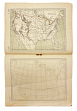 [AMERICA / ATLAS / COLORING BOOK FOR THE EXERCISES OF THE FIRST NON-MILITARY HIGH SCHOOL IN TURKEY] Tedrîsât-i Husûsiye-i Cografya... [i.e., Special Geography Education: Unwritten map book for science of geography. Fifth book: America]