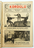 [TEACHING THE NEW LETTERS / PROPAGANDA OF THE NEW REPUBLIC] Köroglu + Yeni Köroglu. No: 1-104 (1928-1929)
