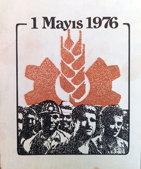 [LABEL of TURKISH MAY 1, 1976] 1 Mayis 1976.