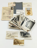 [ASIA / KOREA / KOREAN WAR] Fine archive of a Turkish soldier including photographs, medal, passport, driver license, military ID, and a greeting card signed by Turkish commander Necip Torumtay