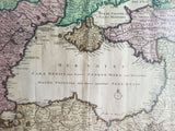 [MAP / 18TH CENTURY / THE BLACK SEA / CRIMEA / UKRAINE / EASTERN EUROPE] Nouvelle Carte de la Petite Tartarie et la Mer Noire, montrant les Frontieres de l'Impératrice de Russie et de l'Empereur des Turcs, tant en Europe qu'en Asie...