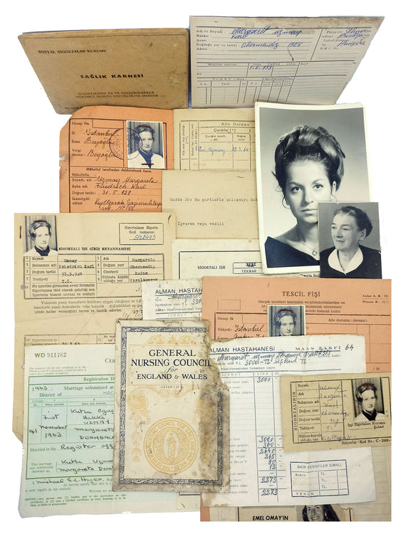 [NAZI GERMANY / MIGRATION / WOMEN] Archive of documents of an emigrated woman from Nazi Germany to Turkey