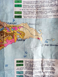 [SOVIET - AZERBAIJANI CARTOGRAPHY / BAKU / CAUCASUS / GEODESY] Azerbaycan SSR landsaft heritesi. [i.e. The map of Azerbaijani SSR landscape]