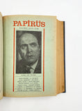 [LEGENDARY TURKISH LITERARY MAGAZINE] Papirüs: Aylik dergi. No.: 1-47 (Set with two additional special issues) June 1966 - May 1970. Owner: Cemal S. Seber [Cemal Süreya]