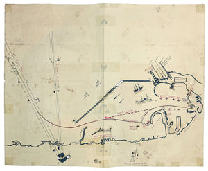 [Manuscript map of Alexandria Port and its immediate hinterland]