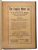 [RARE DESERT MOTOR-ROUTES FOR THE ANGLO-EGYPTIAN MOTORISTS] Egyptian Touring Association handbook 1939-40. Member of Alliance Internationale de Tourisme; federated with the Automobile Association of Great Britain. Preface by Sir Stenson Cooke