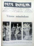 [FIRST PHOTOGRAPHIC ART MAGAZINE OF TURKEY] Foto Süreyya: Aylik fotograf, sinema ver spor mecmuasidir. No.: 1-12. May 17, 1931 - May 1, 1932. [FIRST YEAR SET]