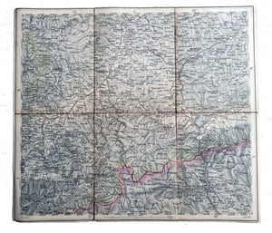 [GERMAN MAP OF ROMANIA] N.9. Hermannstadt (Sibiu)