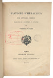 Histoire d'Heraclius. Traduite de l'Armenien et annotee par Frederic Macler, (1869-1938).