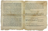 [THE 1730 PARIS PROCLAMATION OF OTTOMAN REVOLT] Le detrônement du Grand Turc... [i.e. The dethronement of the Grand Turk: With the relation of this terrible revolution, the grand visir..., and the story of a fire, which reduced 2000 houses to ashes].