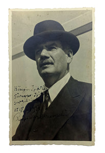 Original photograph signed 'Rusen Esref Ünaydin'.